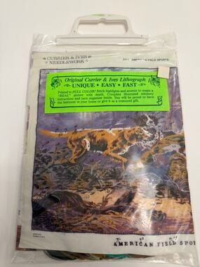 NEW Vintage Currier & Ives Needlework Kit #2411 1979